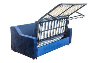 Sofá cama de tela convertible 