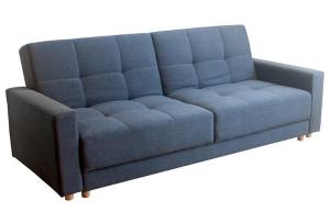 Sofá cama de tela inclinable