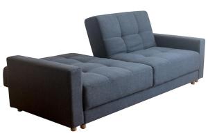 Sofá cama de tela inclinable