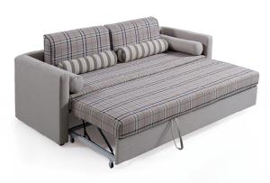 Sofá convertible de tela para salas de estar  