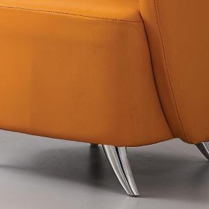Sillón de cuero de un cuerpo 
